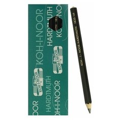 Карандаш утолщенный чернографитный 5.6 мм, Koh-I-Noor Jumbo Black Star 1820 6B, L=175 мм