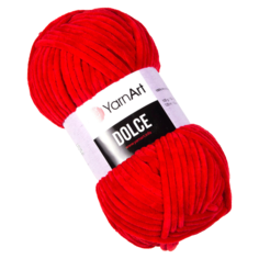 Пряжа Yarnart Dolce красный (748), 100%микрополиэстер, 120м, 100г, 1шт