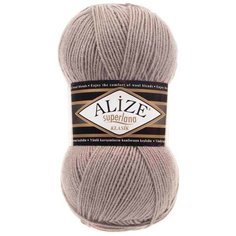 Пряжа Alize Superlana Klasik, 25 % шерсть, 75 % акрил, 100 г, 280 м, 1 шт., 541 норка