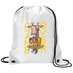 Сумка для обуви CoolPodarok Прикол. Жираф Game over