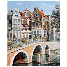 Набор для творчества Белоснежка картина по номерам на холсте Императорский канал в Амстердаме 40 50