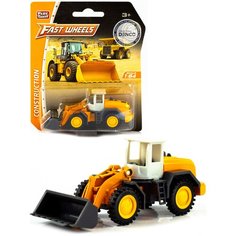 Металлическая машинка Play Smart 1:64 "Трактор-Бульдозер" А6537