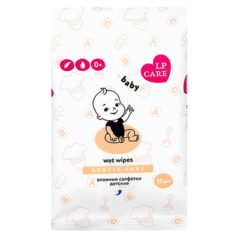 Салфетки влажные LP CARE GENTLE BABY детские 15 шт
