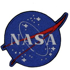 Нашивка, патч, шеврон "NASA" 80x66mm PTC056 22 ПИНГВИНА