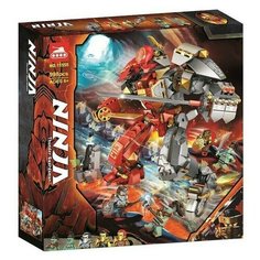 Конструктор NINJAGO 2022 Каменный робот огня 838 деталей Lari (Bela)