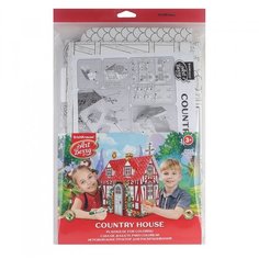 Игровой конструктор для раскрашивания Artberry Country house, собирается без клея и ножниц