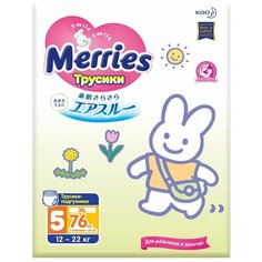 Подгузники-трусики Merries 12-22кг 76шт KAO (Taiwan) Corporation