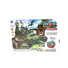 Автотрек игрушечный Парк Динозавров 192 детали Flame