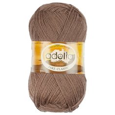 Пряжа ADELIA "JAKE CLASSIC" 75% шерсть, 25% нейлон 5 шт. х100г 410м №05 светло-коричневый