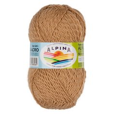 Пряжа ALPINA "ALPACA ACRO" 44% мериносовая шерсть, 38% акрил, 18% альпака 4 шт. х50г 150м №03 светло-коричневый