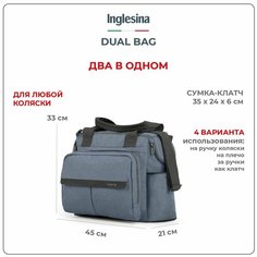 Сумка Inglesina Dual Bag alaska blue