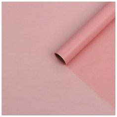 Бумага тишью водоотталкивающая, цвет розовый лотус, 58 см х 5 м Noname