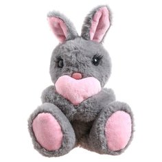 Мягкая игрушка Milo toys Зайка Luna, 30 см, серый