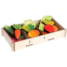 Набор «Овощи на магнитах» в коробке, 16 деталей Нескучные игры