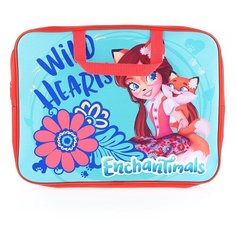Папка-сумка "Enchantimals" с ручкой, формат А4, текстильная Centrum