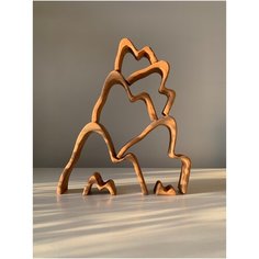 Деревянный конструктор, балансир из массива ясеня "Вальдорфские горы" Dedda