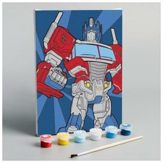 Картина по номерам "Оптимус", Transformers, 21 х 15 см Hasbro