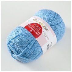 Пряжа Пехорка Деревенская, 100 % шерсть, 100 г, 250 м, 1 шт., 177 голубое небо