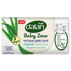 Dalan Детский Baby Zero Natural Baby Soap Organic Aloe Vera Туалетное мыло детское с экстрактом алоэ вера 90г