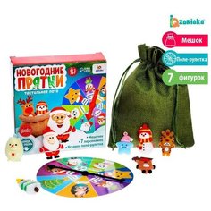 Тактильное лото «Новогодние прятки» Noname