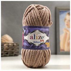Пряжа "Velluto" 100% микрополиэстер 68м/100гр (530 бежевый) Alize