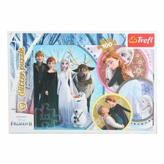 Пазл В сиянии любви глиттер 100 деталей Trefl в коробке 14817