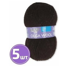 Пряжа Семеновская пряжа Olga W (1443), махагон 5 шт. по 100 г