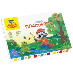 Пластилин Мульти-Пульти Енот в сказке, 16 цветов, МП_41712 16 цв.