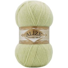 Пряжа для вязания ALIZE Angora Gold Ализе Ангора Голд, 80% акрил 20% шерсть, 839 липа, 100 г, 550 м, 5 шт/упак