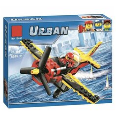 Конструктор Урбан Сити "Гоночный свмолёт" 10643 Urban Cities, 94 деталей. Не является брендом Лего (Lego) Нет бренда