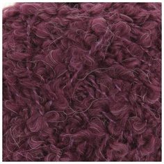 Пряжа "Буклированная" 30% мохер,20% шерсть,50% акрил 220м/200гр (191-Ежевика), 1шт Пехорка