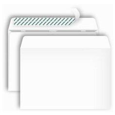 Конверт Postfix Bong С5 80 г/кв. м белый стрип с внутренней запечаткой (1000 шт в уп) 269728