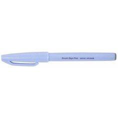Фломастер-кисть Brush Sign Pen, 2 мм, цвет: серо-голубой, Pentel