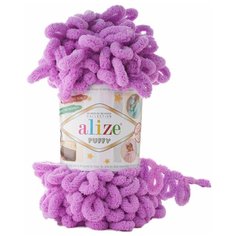 Пряжа "Puffy" 100 % микрополиэстер 9м/100г (378 орхидея) Alize