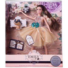 Кукла ABtoys ABtoys Emily Цветочная серия с питомцем и аксессуарами, 30см