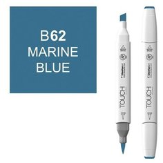 Художественный маркер TOUCH Маркер спиртовой двухсторонний TOUCH BRUSH ShinHan Art, синий морской