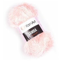 YarnArt Пряжа "Samba" 100% полиэстер 150м/100гр (2079 розовый)