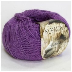 Пряжа Seam Alpaca dItalia (Альпака де Италия) 05 фиолетовый 50% альпака, 50% нейлон 50г 300м 5шт