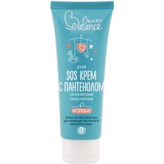Baby Balance Детский SOS крем с пантенолом для чувствительной и очень сухой кожи, 75 мл