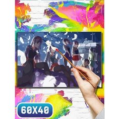 Картина по номерам на холсте аниме флотская коллекция - 12041 60х40