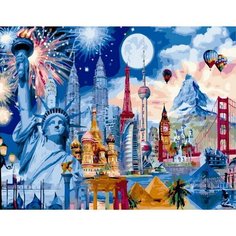 Картина по номерам Достопримечательности мира 40х50 см Hobby Home