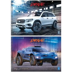 Альбом для рисования 32л, А4, на гребне ArtSpace "Авто. Drive", эконом - 6 шт. Спейс