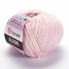 Пряжа YARNART Allegro (YarnArt), неж. розовый меланж - 719, 13% шерсть, 41% полиамид, 46% акрил, 10 мотков, 50 г, 145 м.