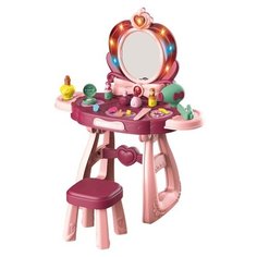 Игровое трюмо для девочки туалетный столик со стульчиком (8221С) MSN Toys
