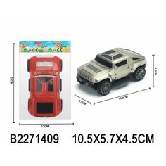 Машинка инерционная, 2 цвета в ассортименте, в п 10,5x5,7x4,5 см NO Mark