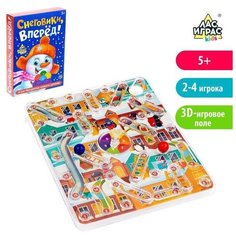 Настольная игра-бродилка "Снеговики, вперёд!", 1 шт. Sweet Home