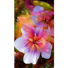 Алмазная мозаика Яркие цветы 40x50 см. Molly