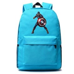 Рюкзак Капитан Америка (Avengers) голубой №2 Noname