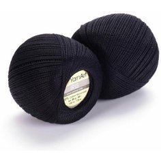 Пряжа Iris 100% хлопок мерсеризованный 138м/20гр (0935 черный) (10 шт) Yarn Art