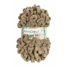 Пряжа ARACHNA LAZY 100% микрополиэстер 5 шт. х 100 г 8.5 м цв. №08 св. коричневый (LAZY-№08 св. коричневый)